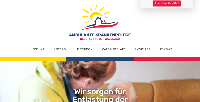 Homepage der Ambulante Krankenpflege-Sozialstation der Kath. Kirchenstiftung St. Georg Neustadt a.d. Waldnaab