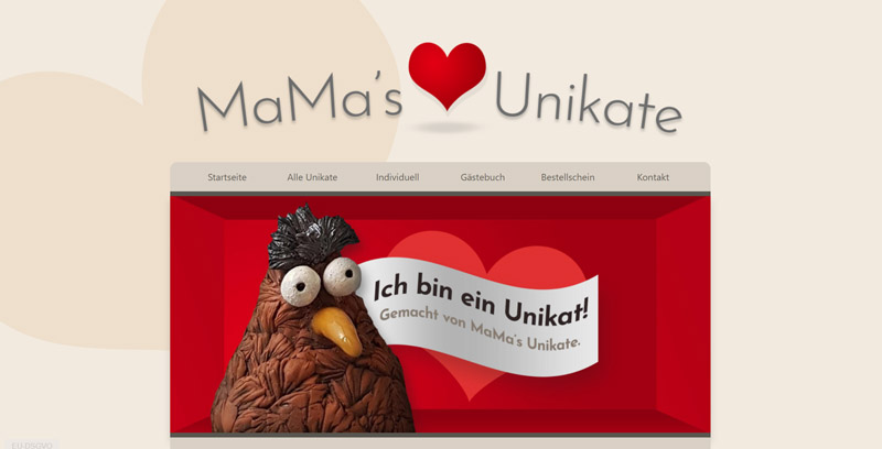 Homepage von MaMa's Unikate